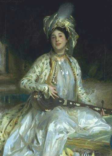 John Singer Sargent Portrait of Almina Daughter of Asher Wertheimer